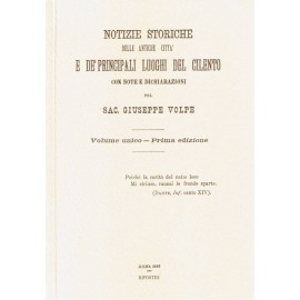 Notizie storiche delle antiche città e de’ principali luoghi del Cilento