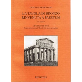 La tavola di bronzo rinvenuta a Paestum